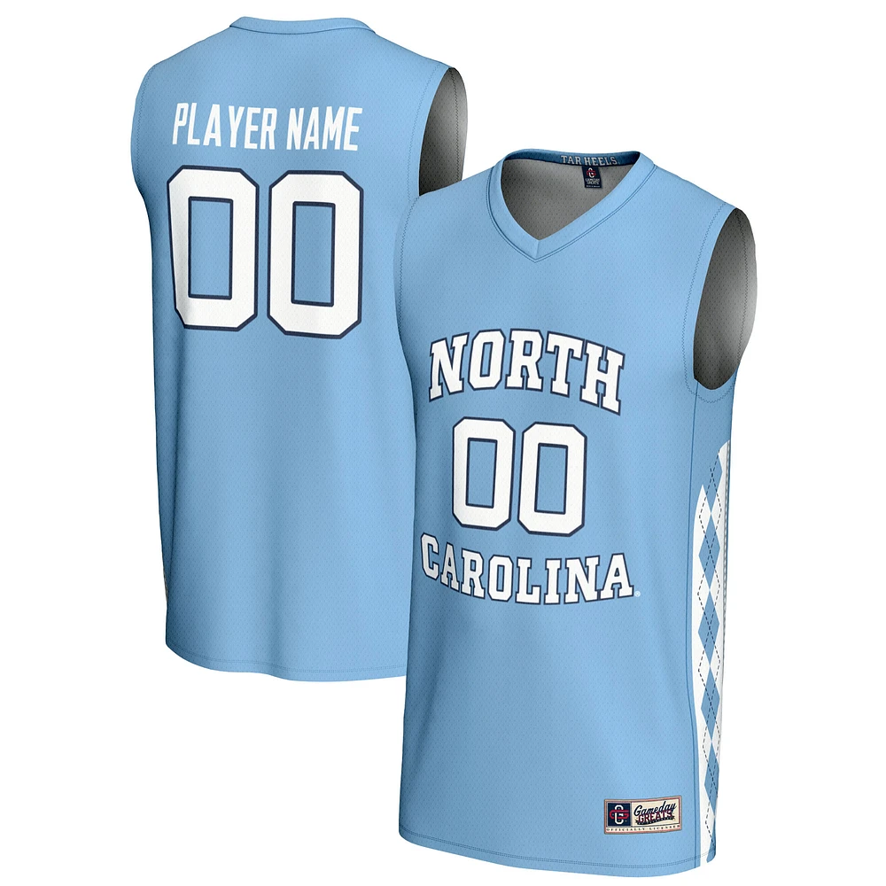 Unisex GameDay Greats Carolina Blue North Tar Heels NIL Pick-A-Player Lightweight Women's Basketball Jersey