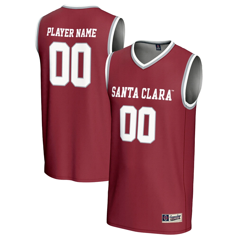 Youth GameDay Greats Maroon Santa Clara Broncos NIL Pick-A-Player Lightweight Women's Basketball Jersey