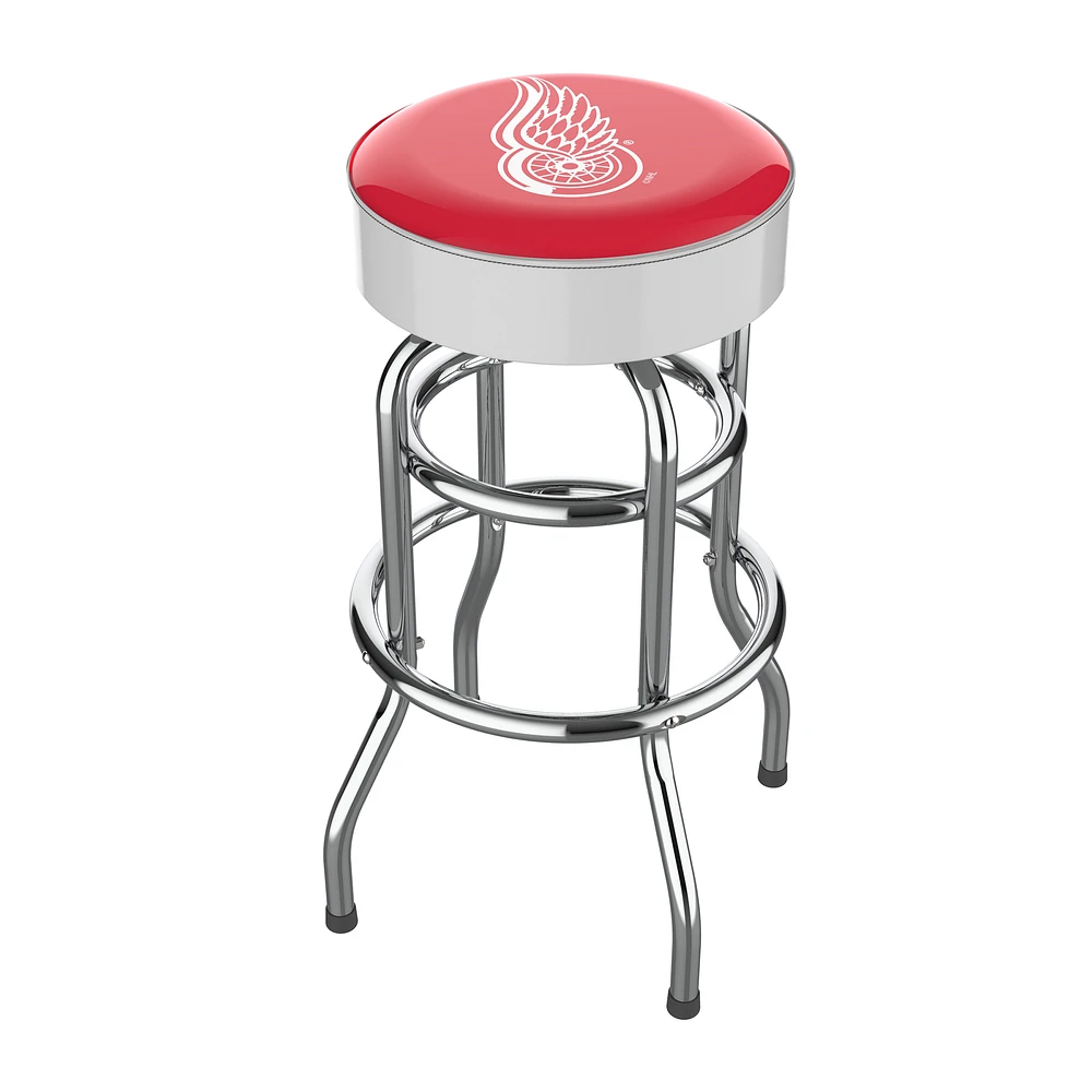 Imperial Detroit Red Wings Chrome Bar Stool