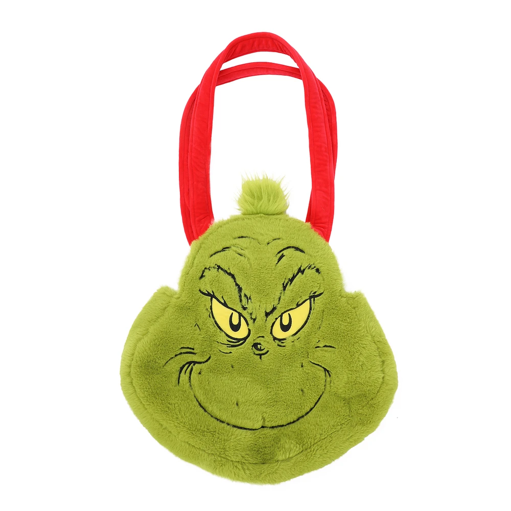How The Grinch Stole Christmas 3D Plush Tote Bag With Drop Handle