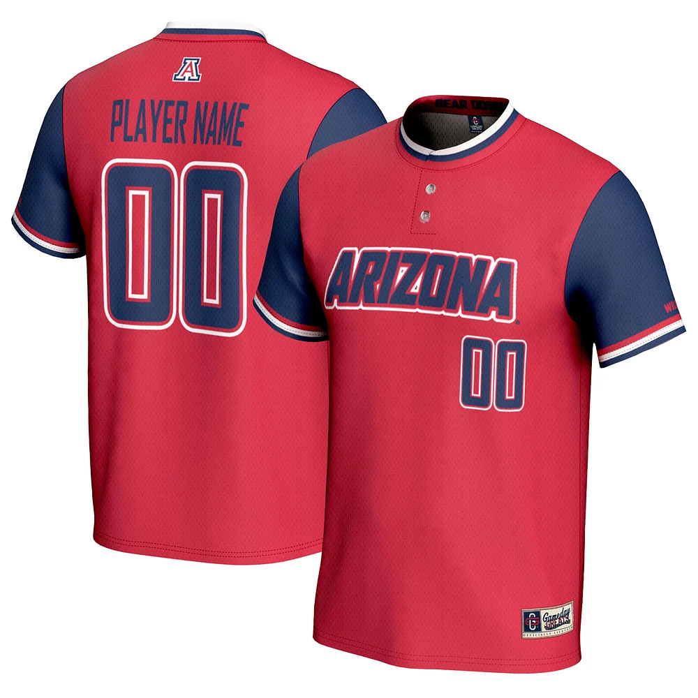 Unisex GameDay Greats Arizona Wildcats NIL Pick-A-Player Lightweight Softball Jersey