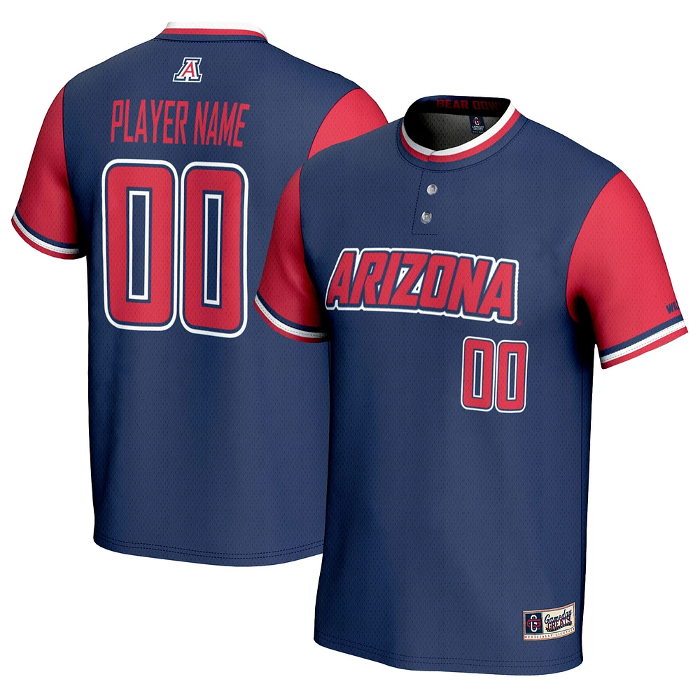 Unisex GameDay Greats Navy Arizona Wildcats NIL Pick-A-Player Lightweight Softball Jersey