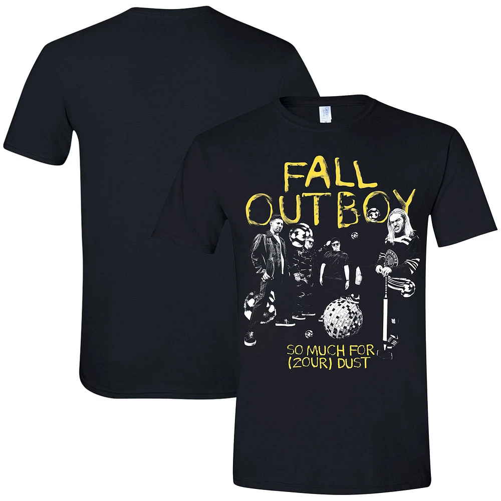 Unisex Black Fall Out Boy So Much For (2our) Dust Clay Photo T-Shirt
