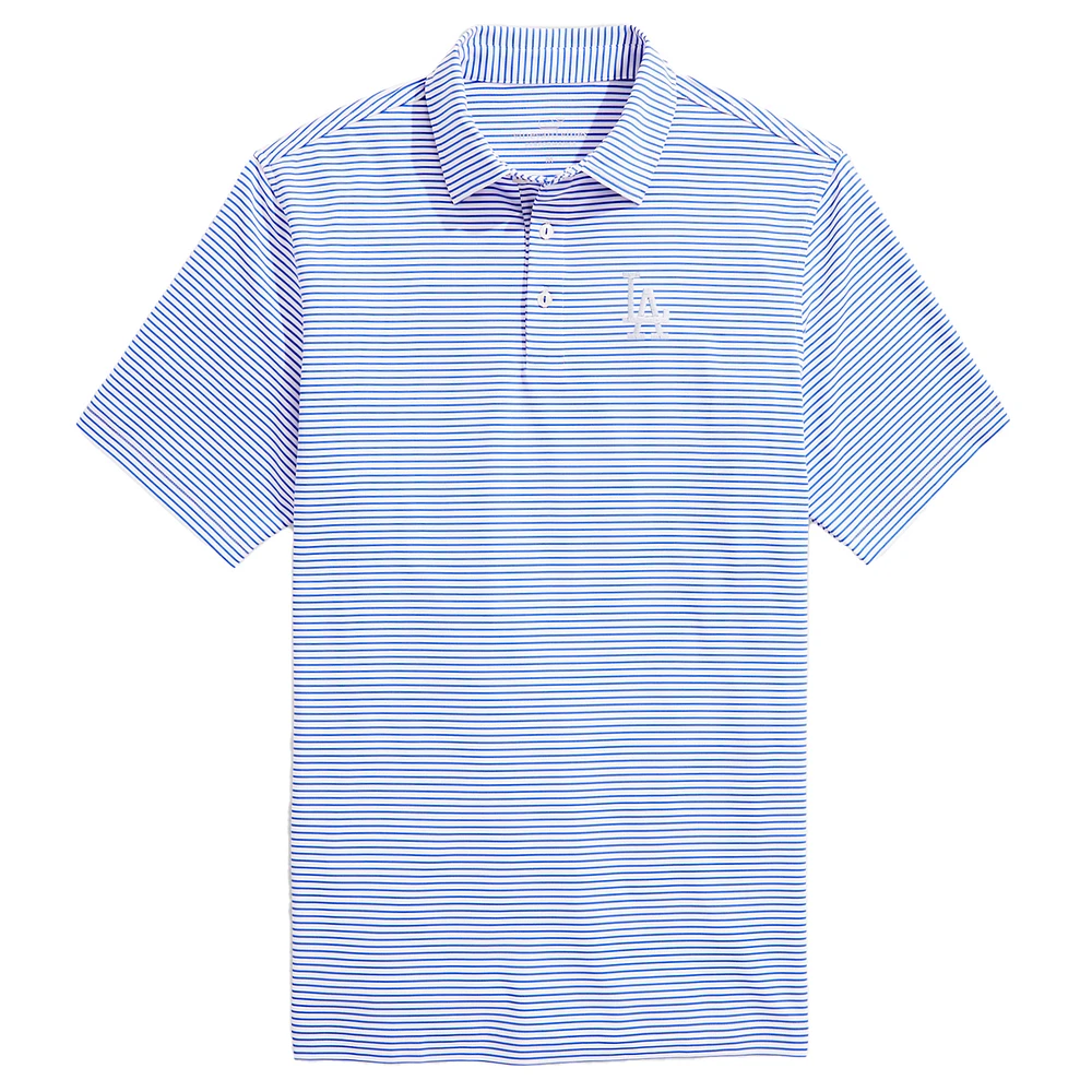 Men's Vineyard Vines Royal Los Angeles Dodgers Bradley Stripe Polo