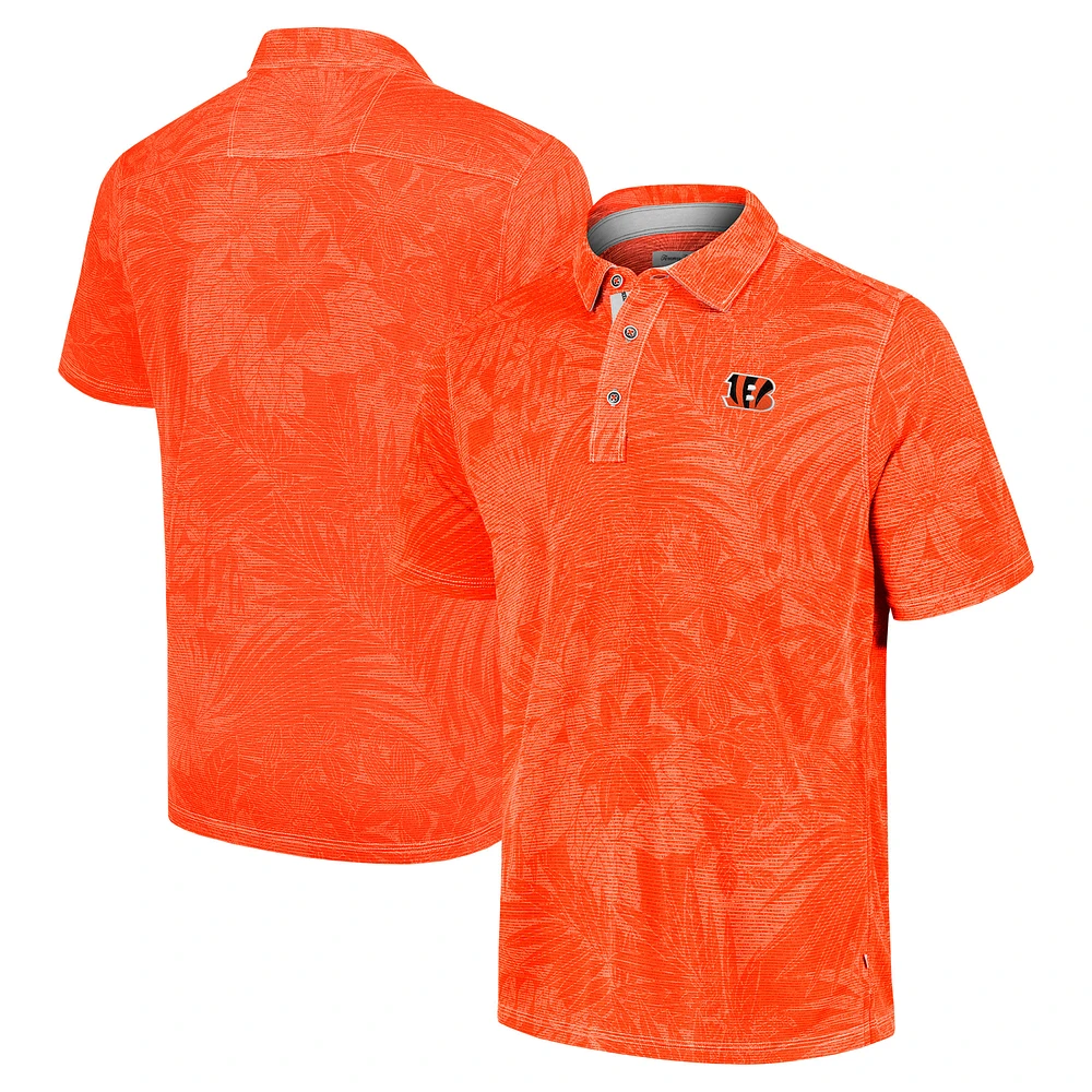 Men's Tommy Bahama Cincinnati Bengals Sport Santiago Paradise Polo