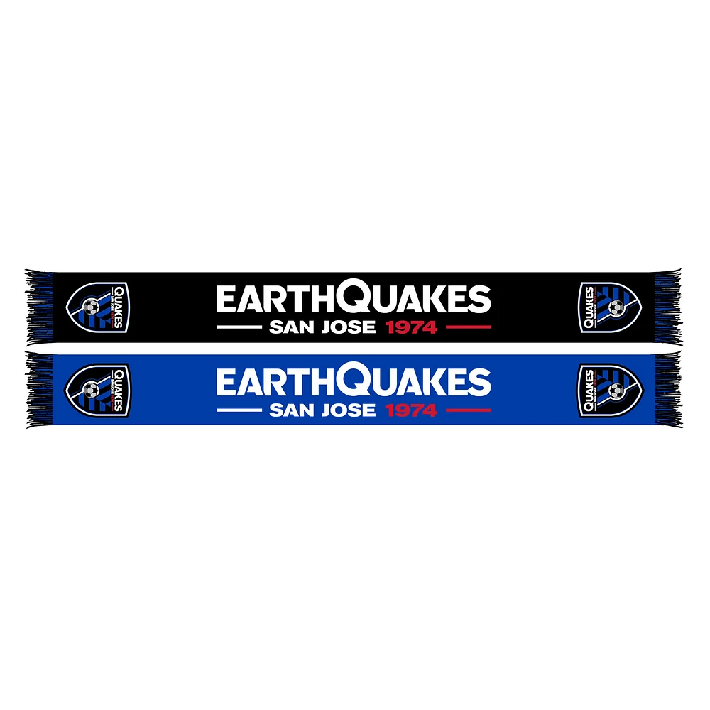 San Jose Earthquakes Two-Tone Scarf