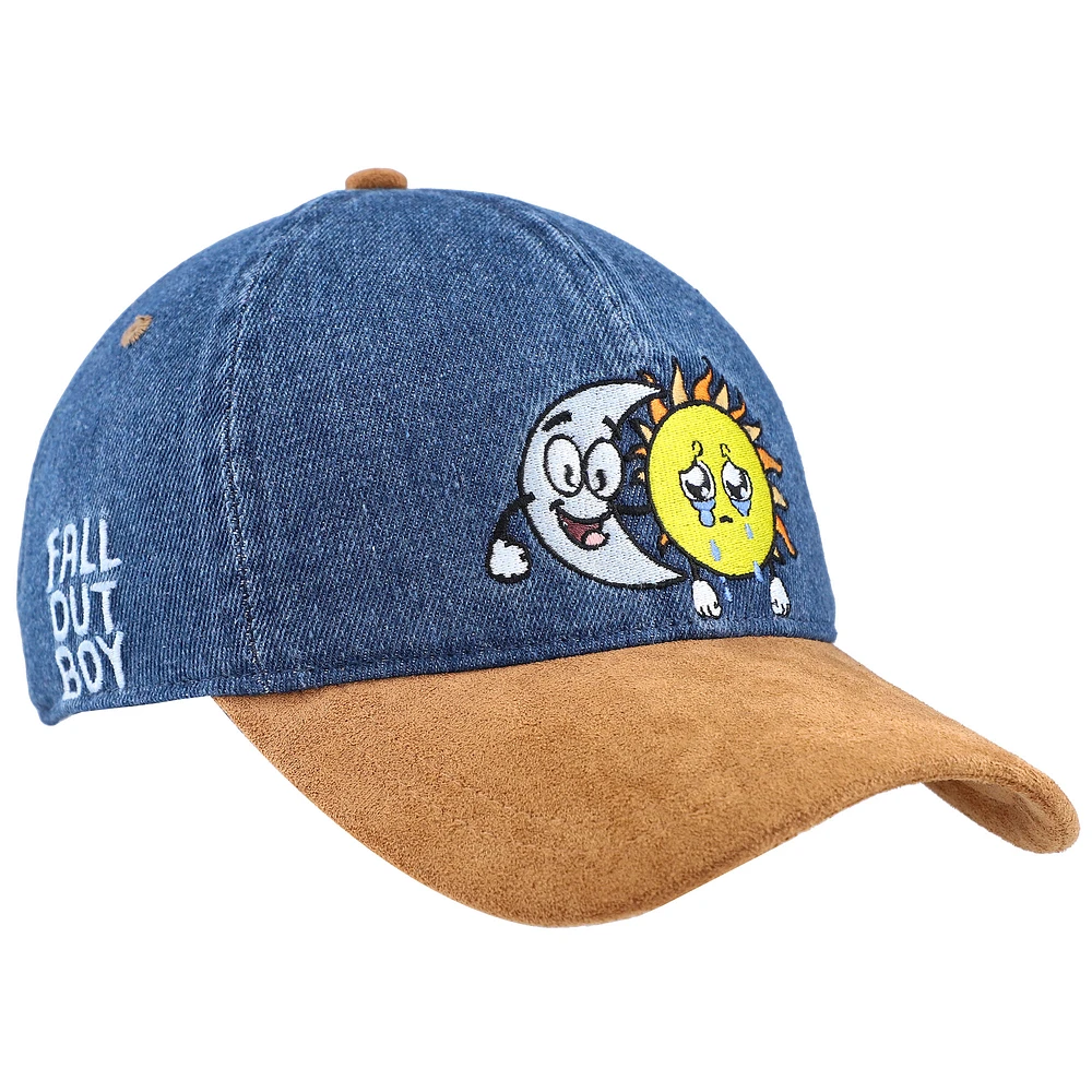 Unisex Blue Fall Out Boy So Much For (2our) Dust Denim & Suede Adjustable Hat