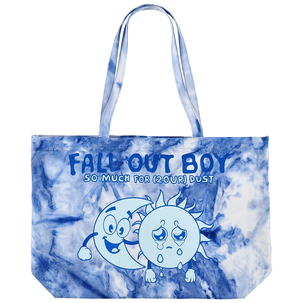 Fall Out Boy So Much For (2our) Dust Extra Large Tie Dye Tote