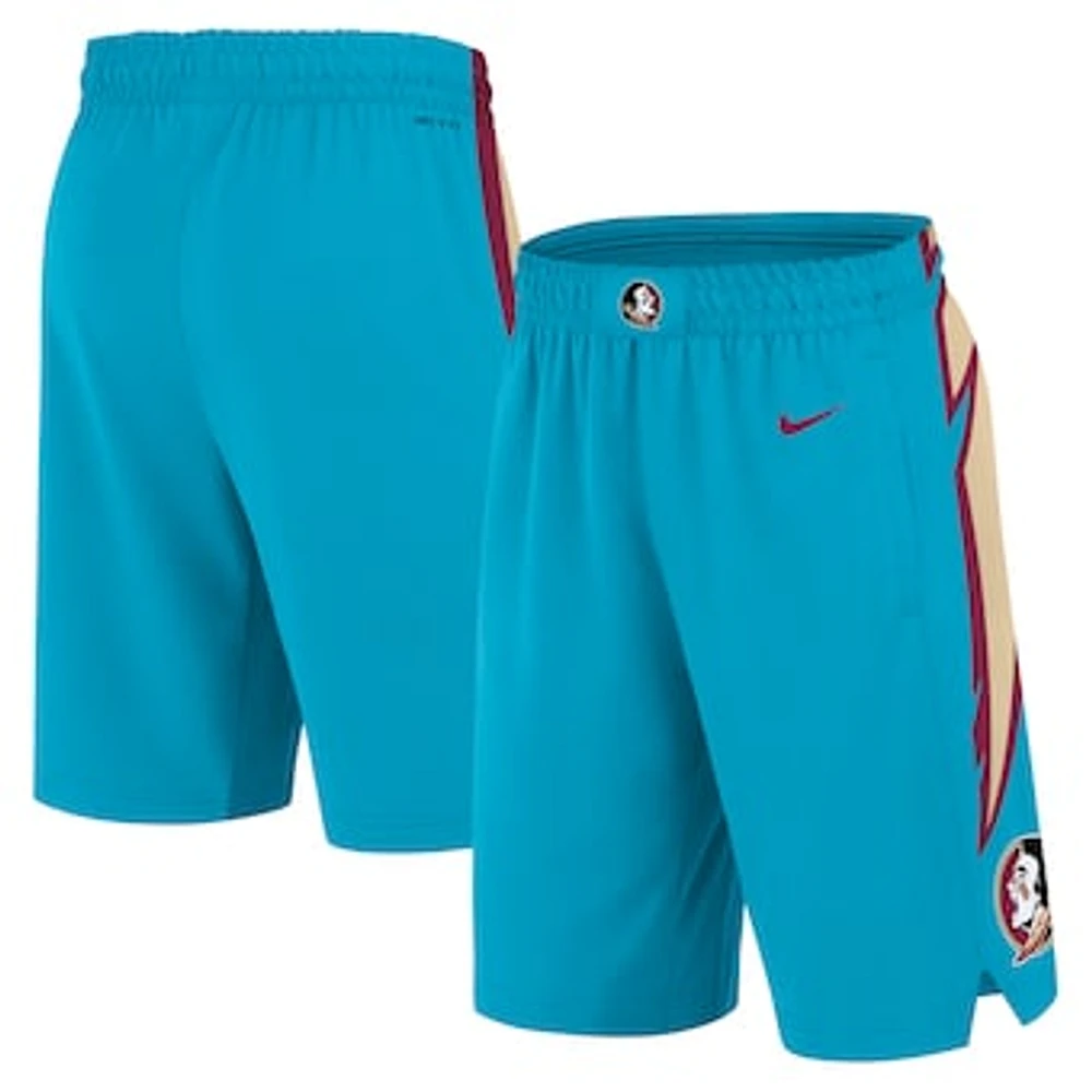 Men's Nike Turquoise Florida State Seminoles Alternate Replica Performance Basketball Shorts