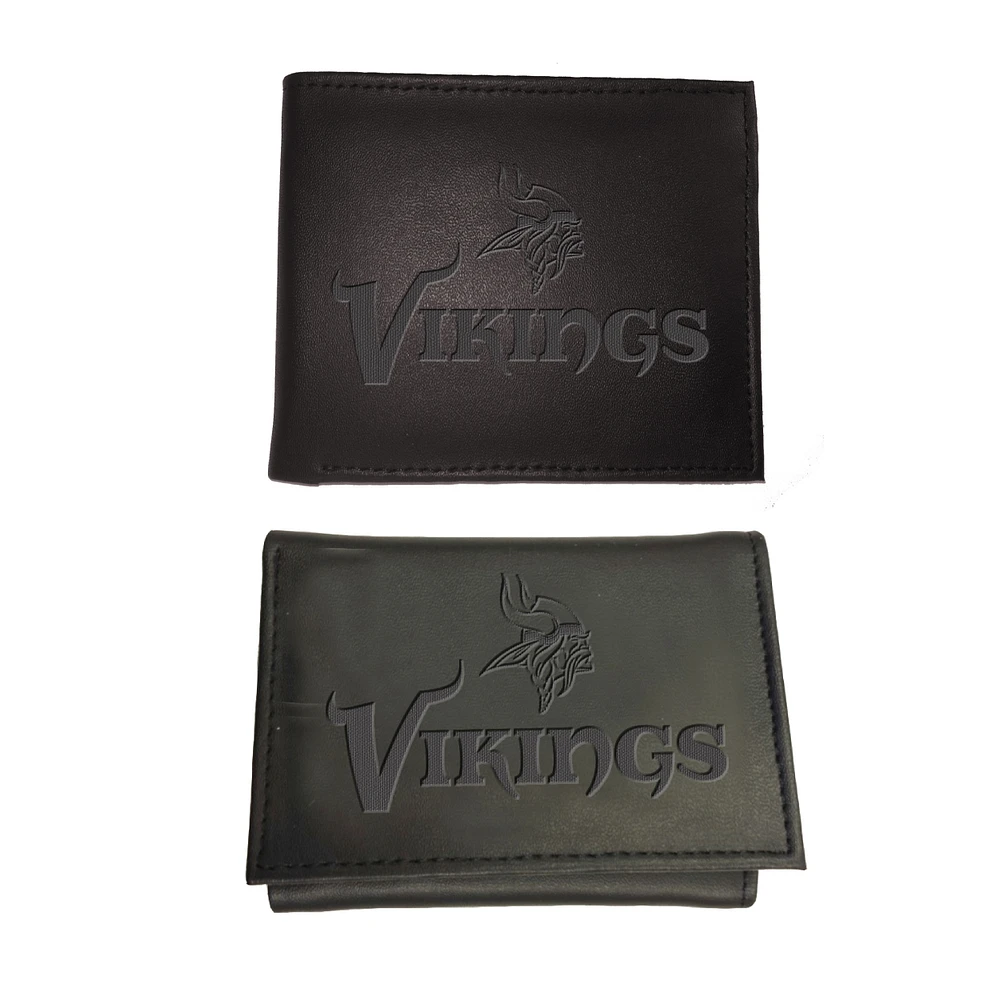 Minnesota Vikings Bifold & Trifold Wallet Two-Piece Set
