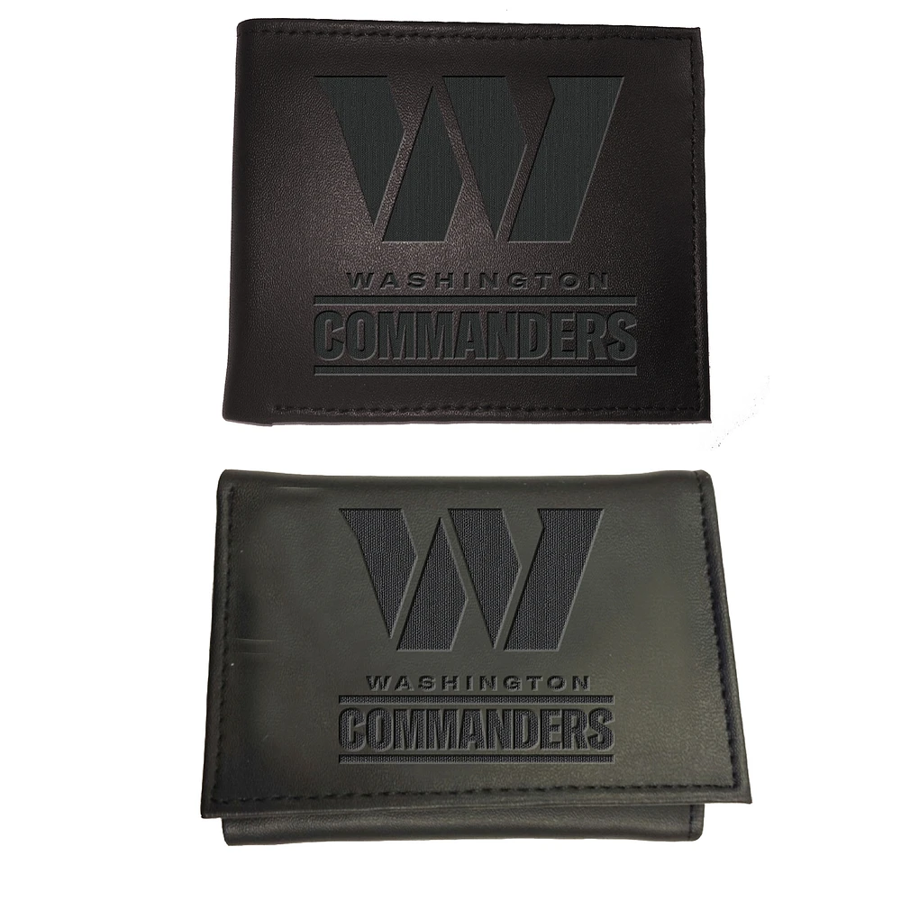 Washington Commanders Bifold & Trifold Wallet Two-Piece Set