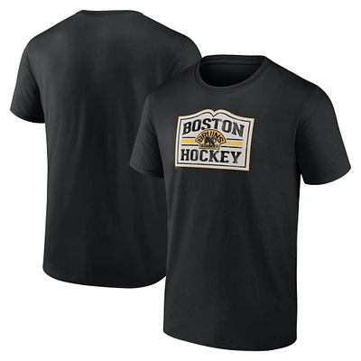 Men's Fanatics Black Boston Bruins Local T-Shirt
