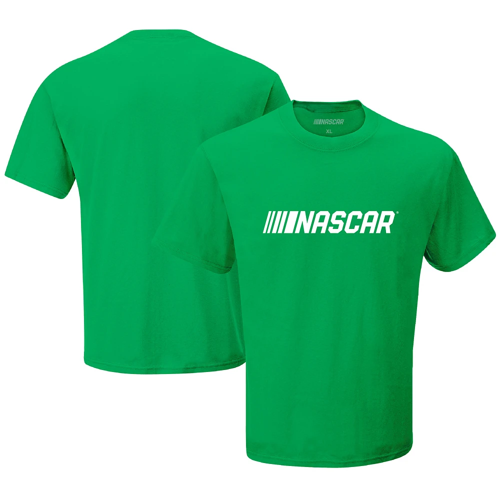 Men's Checkered Flag Sports Green NASCAR St. Patrick's Day T-Shirt