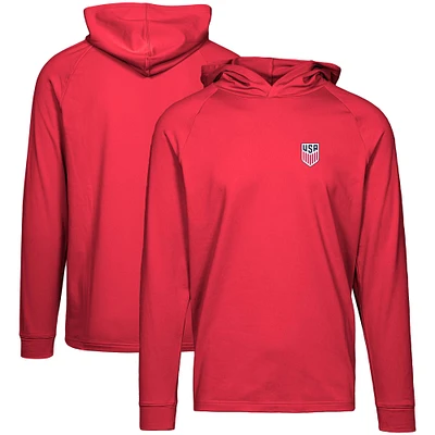 Men's Levelwear Red USMNT Dimension Pullover Hoodie