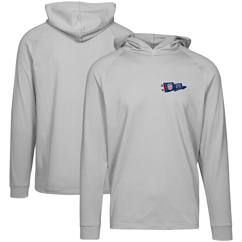 Men's Levelwear Gray USMNT Dimension Rafters Pullover Hoodie