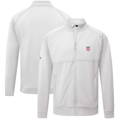 Men's Levelwear White USMNT Form Full-Zip Jacket