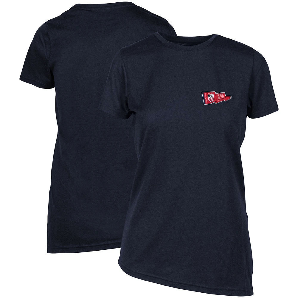 Women's Levelwear Navy USWNT Birch Rafters T-Shirt