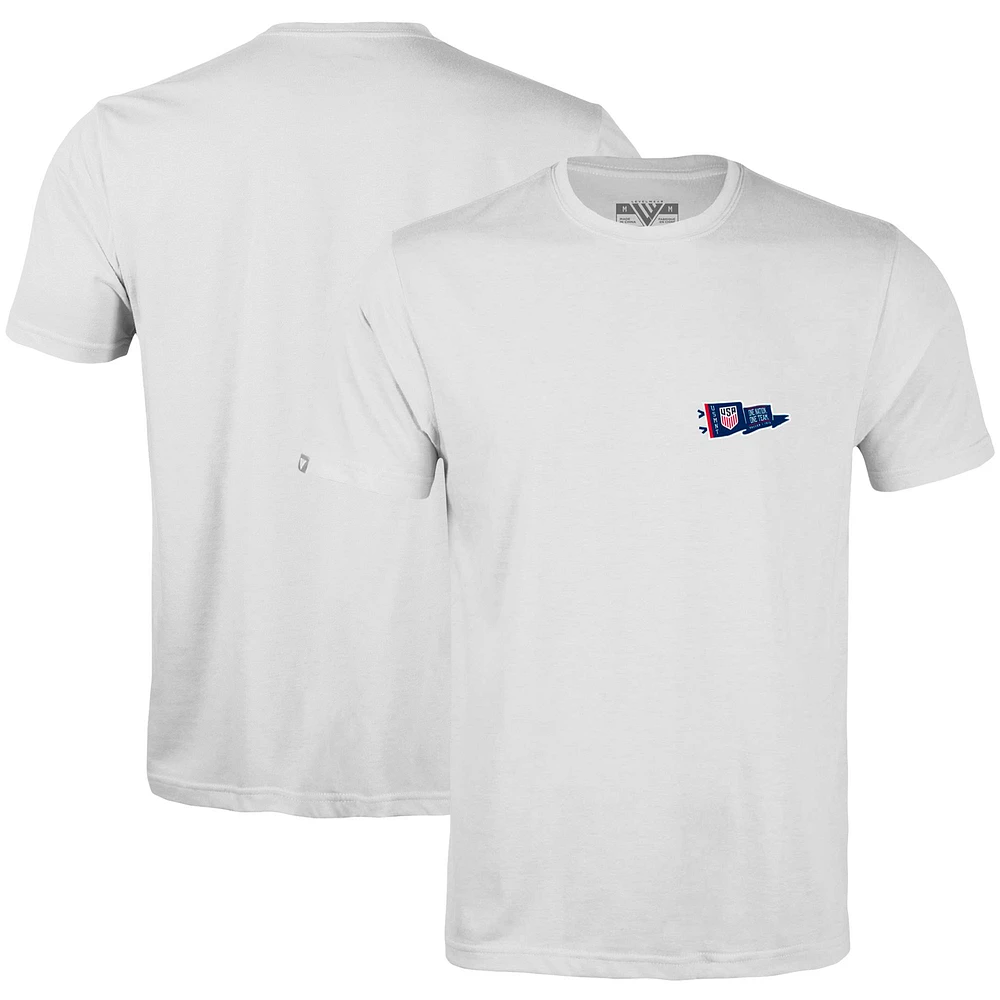 Men's Levelwear White USMNT Richmond Rafters T-Shirt