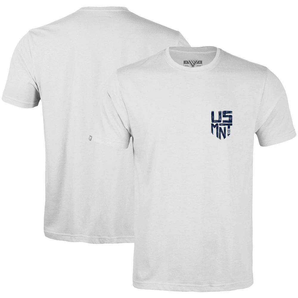 Men's Levelwear White USMNT Richmond Scribble T-Shirt