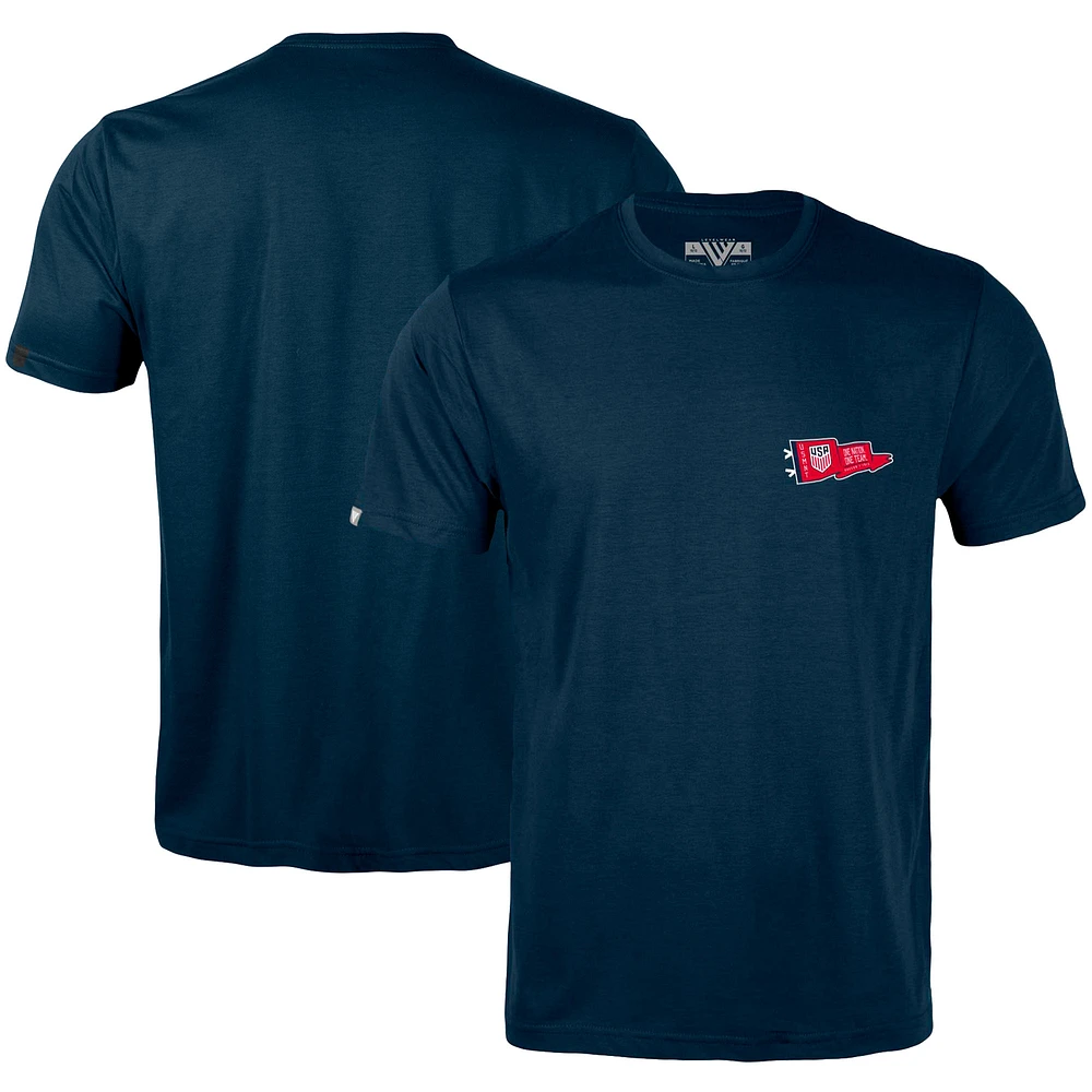 Youth Levelwear Navy USMNT Little Richmond Rafters T-Shirt