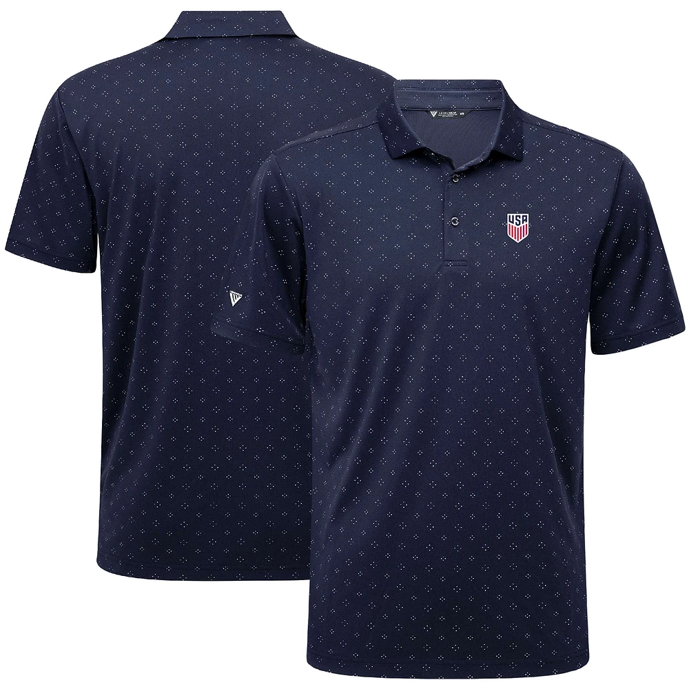 Men's Levelwear Navy USMNT Detect Polo