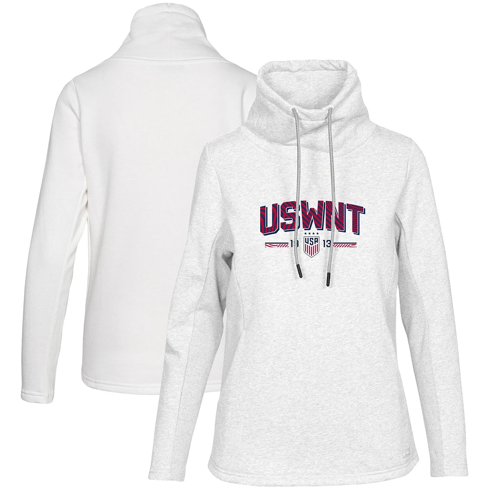 Women's Levelwear White USWNT Loop Pullover Sweatshirt