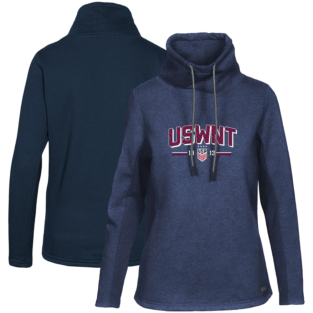 Women's Levelwear Navy USWNT Loop Pullover Sweatshirt