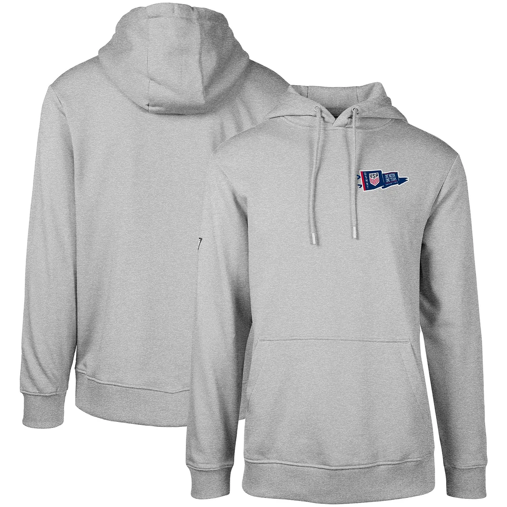 Men's Levelwear Gray USMNT Podium Rafters Pullover Hoodie