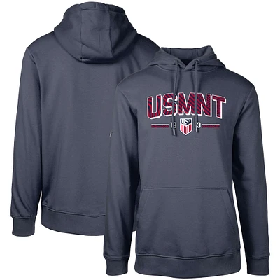Men's Levelwear Navy USMNT Podium Strike Fast Pullover Hoodie