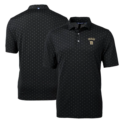 Men's Cutter & Buck Texas Rangers City Connect Virtue Eco Pique Tile Print Recycled Polo