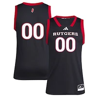 Men's adidas #1 Black Rutgers Scarlet Knights Replica Swingman Jersey