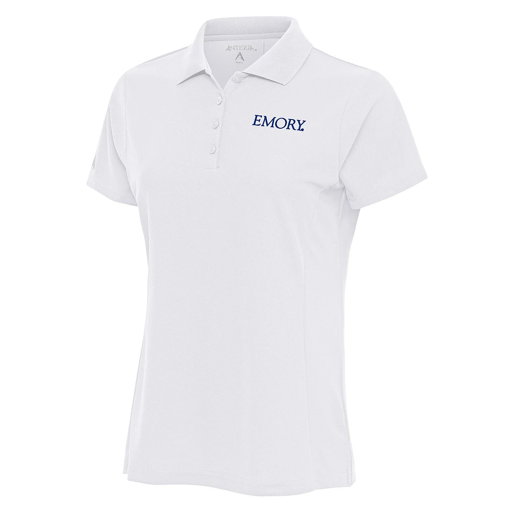 Women's Antigua Emory Eagles Legacy Pique Polo