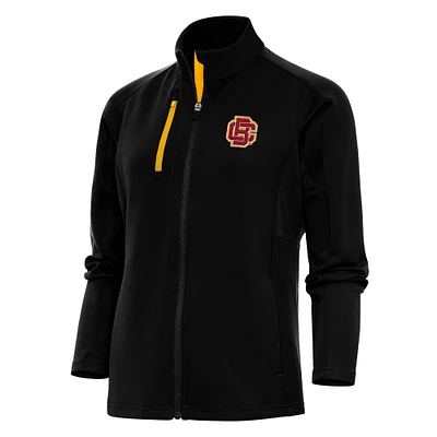Women's Antigua Black Bethune-Cookman Wildcats Generation Full-Zip Jacket