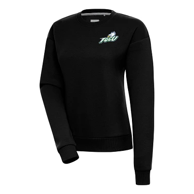 Women's Antigua Florida Gulf Coast Eagles Victory Crewneck Pullover Sweatshirt