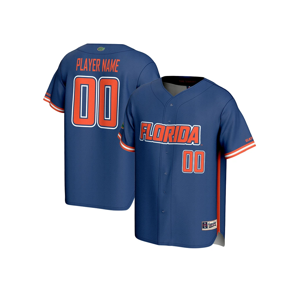 Men's GameDay Greats Royal Florida Gators NIL Pick-A-Player Lightweight Baseball Jersey