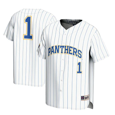 Men's GameDay Greats #1 White Pitt Panthers Lightweight Baseball Jersey