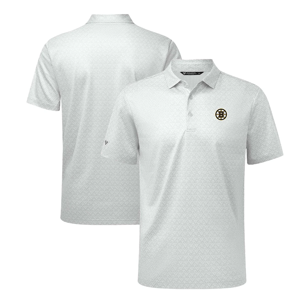 Men's Levelwear White Boston Bruins System Insignia Core Polo