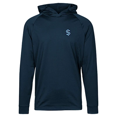 Men's Levelwear Deep Sea Blue Seattle Kraken Dimension Insignia Core Pullover Hoodie
