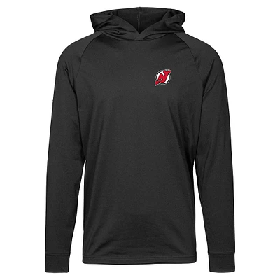 Men's Levelwear Black New Jersey Devils Dimension Insignia Core Pullover Hoodie