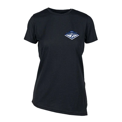 Women's Levelwear Black Tampa Bay Lightning Birch Club Patch 2.0 T-Shirt