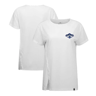 Women's Levelwear White Toronto Maple Leafs Influx Club Patch 2.0 T-Shirt