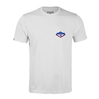 Men's Levelwear White New York Rangers Richmond Club Patch 2.0 T-Shirt