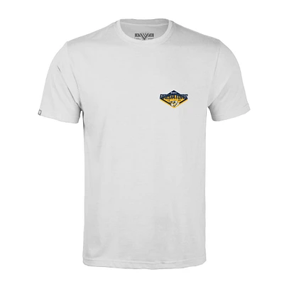 Men's Levelwear White Nashville Predators Richmond Club Patch 2.0 T-Shirt
