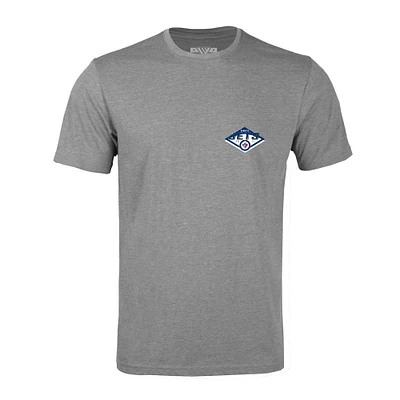 Men's Levelwear Heather Gray Winnipeg Jets Richmond Club Patch 2.0 T-Shirt