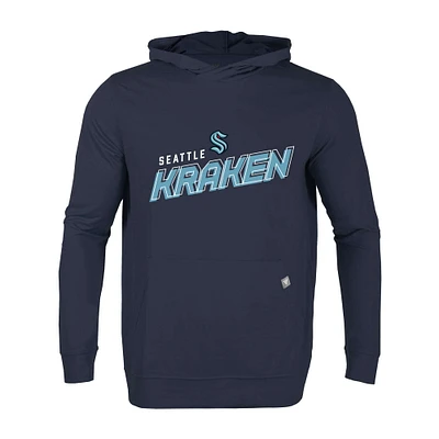 Men's Levelwear Deep Sea Blue Seattle Kraken Relay Premier 2.0 Pullover Hoodie