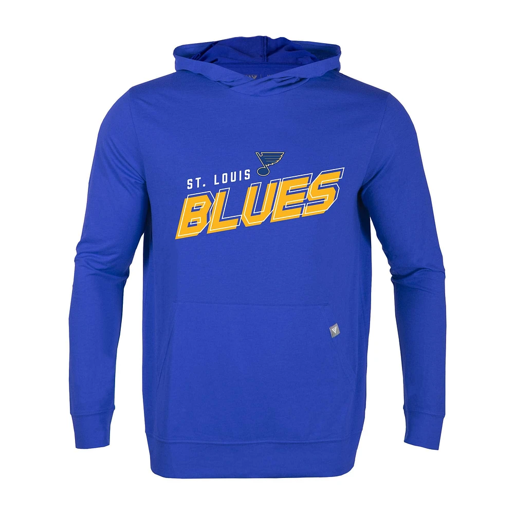 Men's Levelwear Blue St. Louis Blues Relay Premier 2.0 Pullover Hoodie