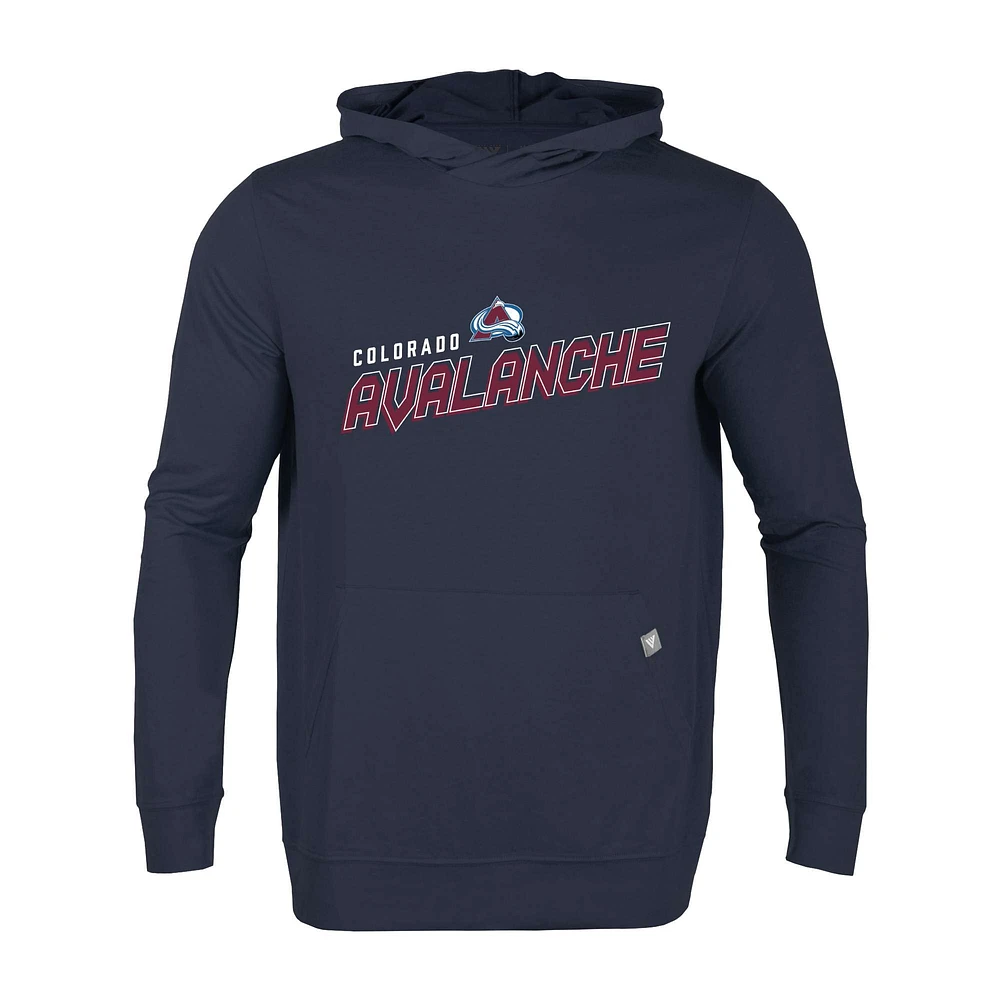 Men's Levelwear Navy Colorado Avalanche Relay Premier 2.0 Pullover Hoodie