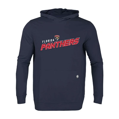Men's Levelwear Navy Florida Panthers Relay Premier 2.0 Pullover Hoodie