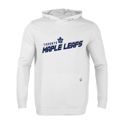 Men's Levelwear White Toronto Maple Leafs Relay Premier 2.0 Pullover Hoodie