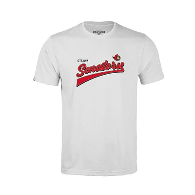 Youth Levelwear Ottawa Senators Little Richmond Retro Script T-Shirt
